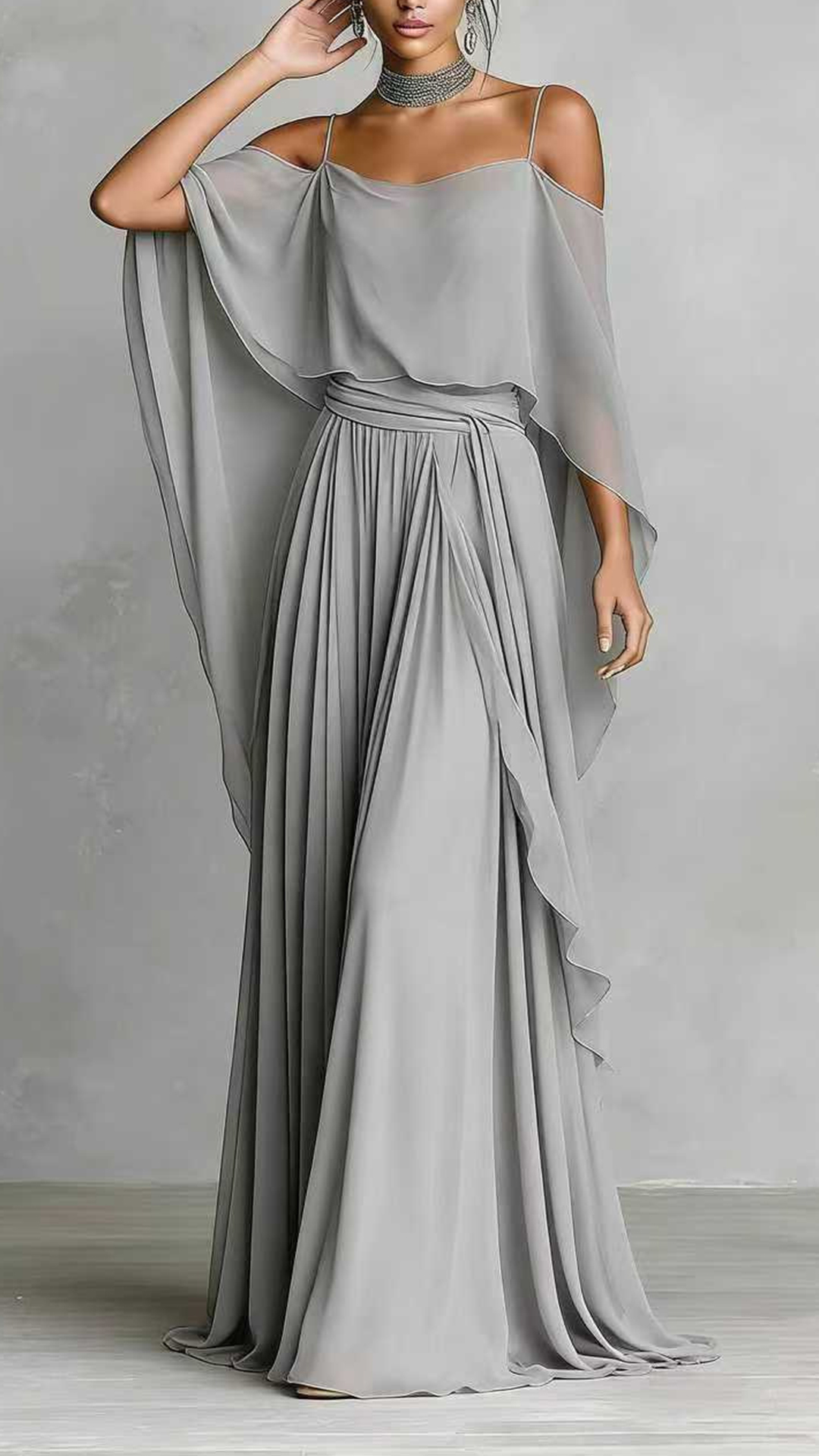 Women's Solid-Color Simple Camisole & Cardigan Two-Piece Set