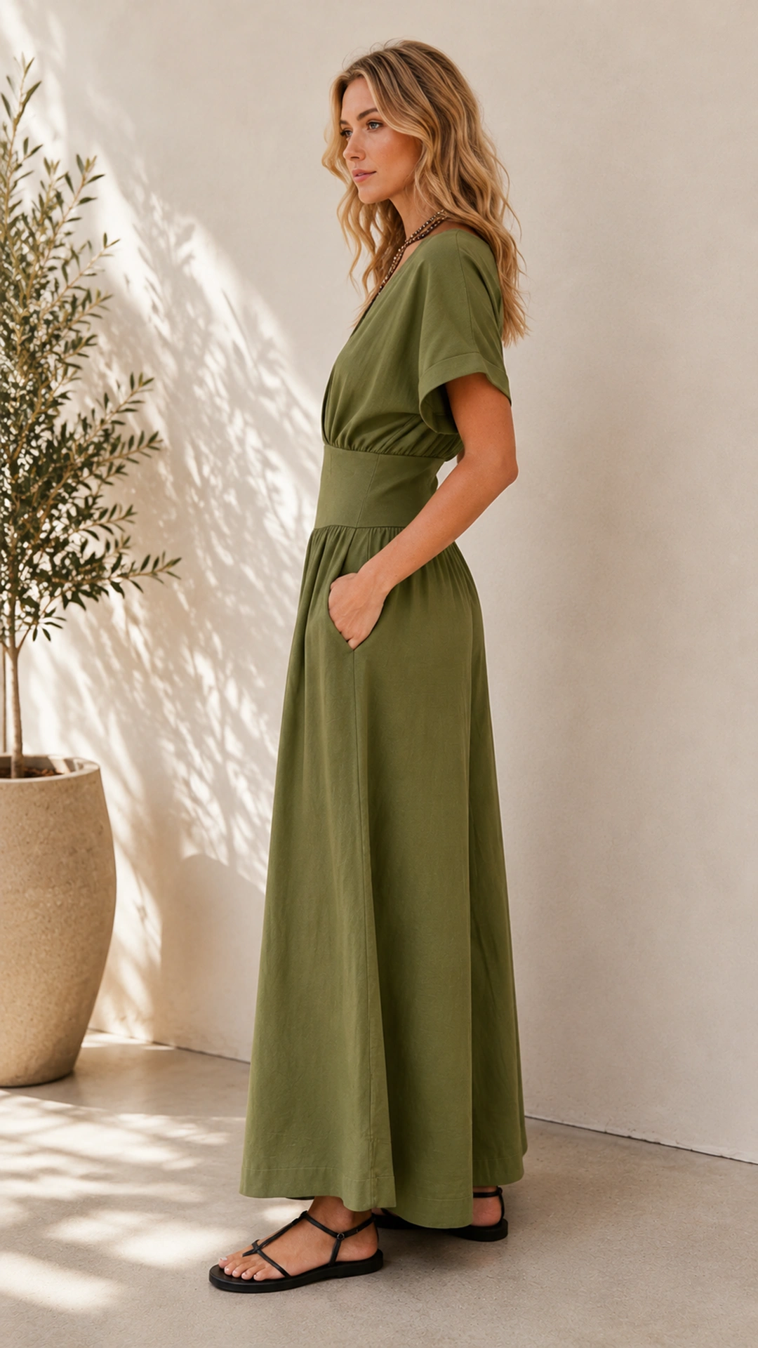 Ultimate Packable Anti-Wrinkle Wide-Leg Jumpsuit with Deep Pockets for Work & Weekend