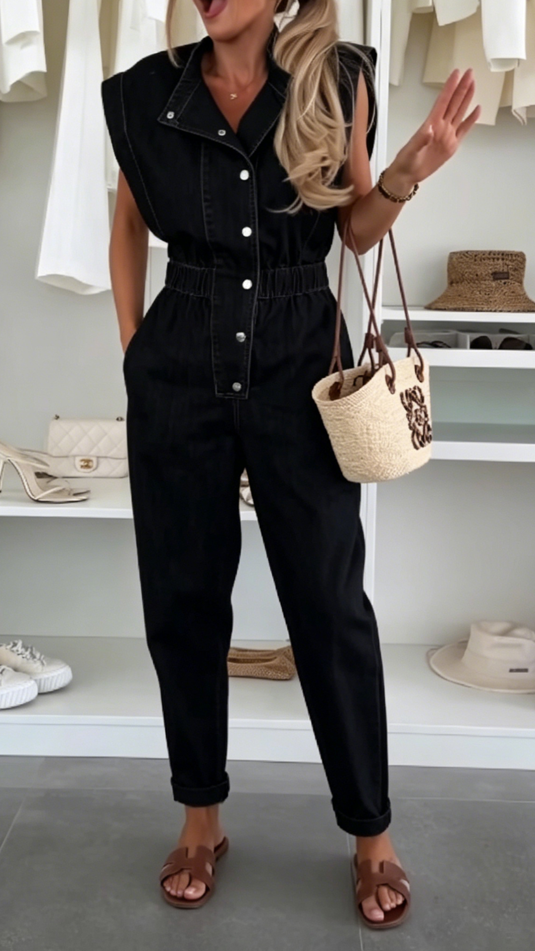 [Copy]Women's Denim Shirt Dress: Collared, Waist-Cinching, Pleated, and Longline