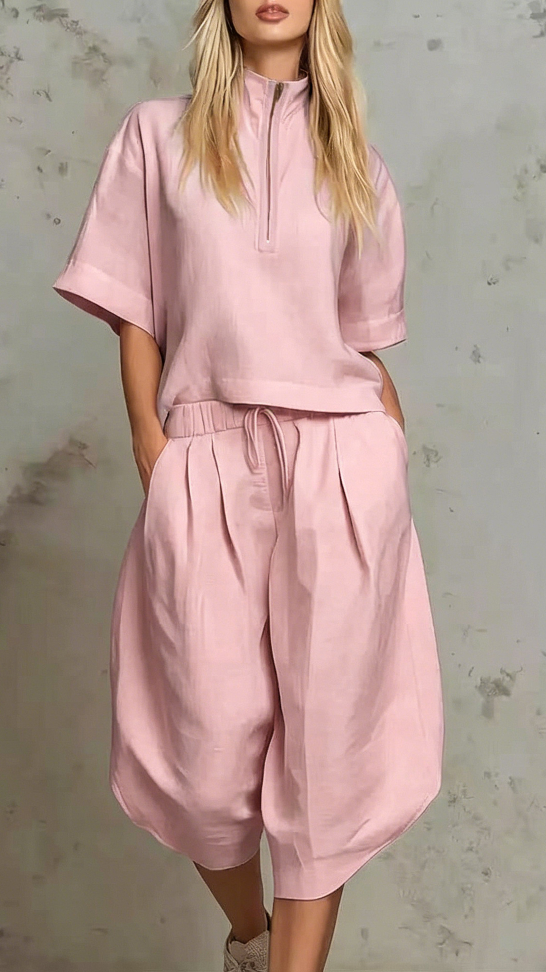 Summer 2026 Outdoor Hiking Outfit: Cotton-Linen Set in "Old Money" Style