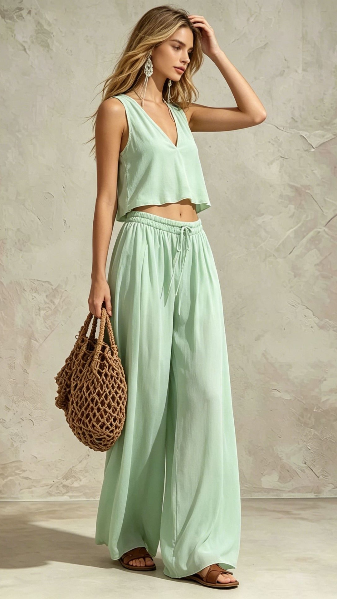 [Copy]Women Printed Halter Sleeveless Long Dress