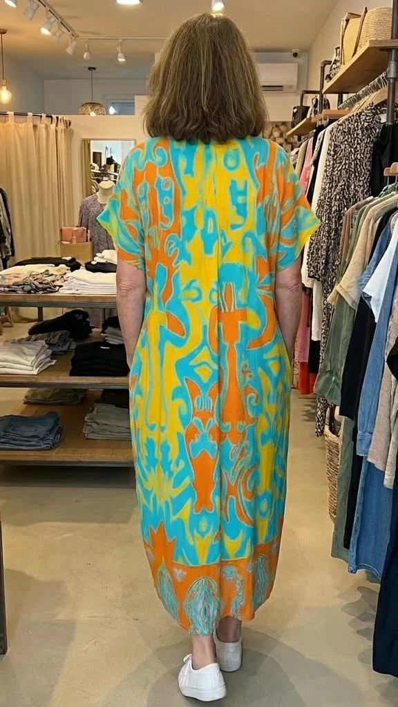 Women's Loose-Fit, Slimming Summer Dress