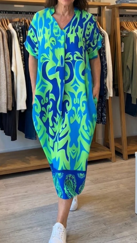 Women's Loose-Fit, Slimming Summer Dress