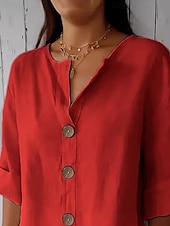 Women's V-Neck Casual Shirt