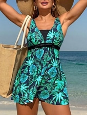 Women's Printed Halter-Neck Bikini Two-Piece Set