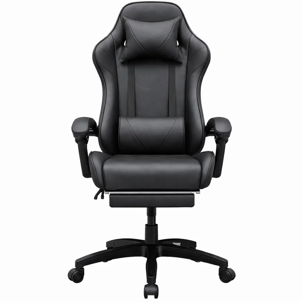 Sedia da Gaming Ergonomica Reclinevole con Poggiapiedi-Kasaux