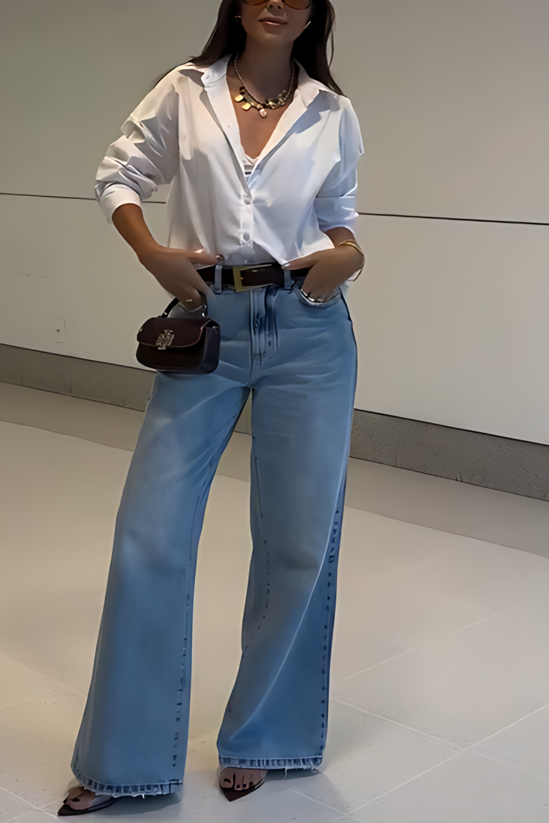 Women's Loose-Fit Straight-Leg Jeans