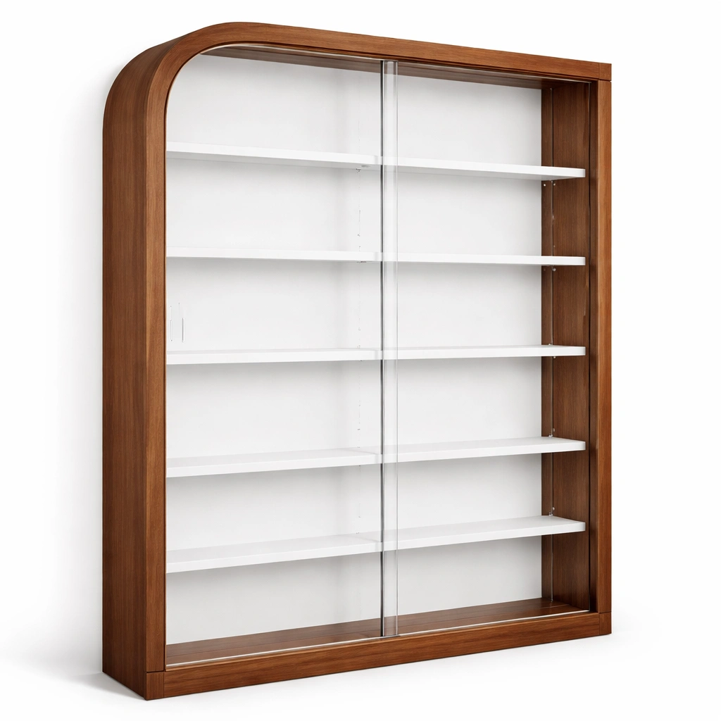 Empfangstresen Holz Weiss mit Strukturfront-norluxia