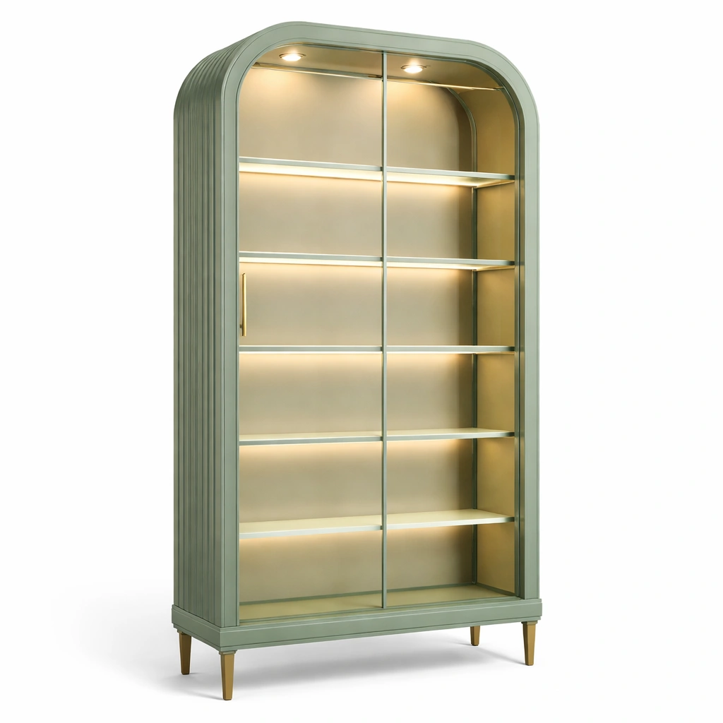 Kuechenwagen Holz Braun Weiss mit Rollen Gross-norluxia