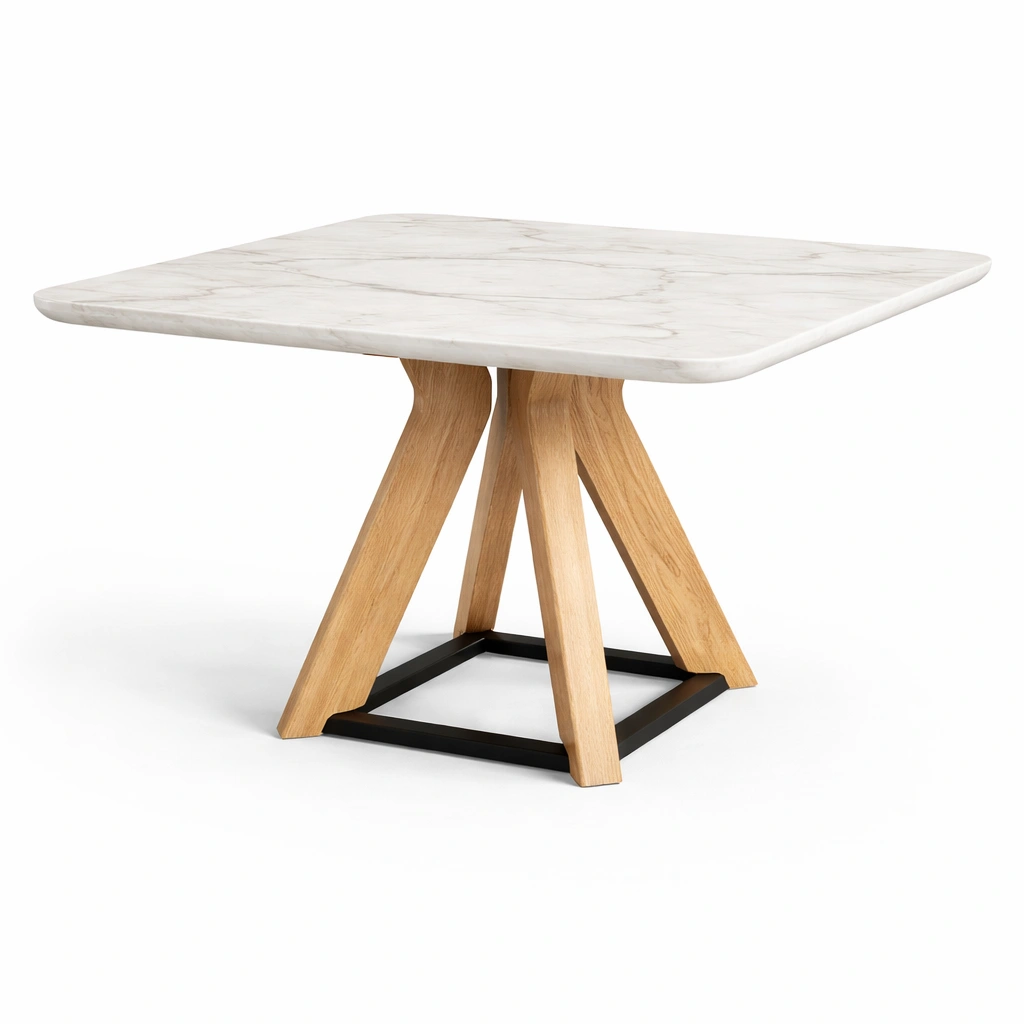 Esstisch Marmoroptik Holz Modern-lumvario