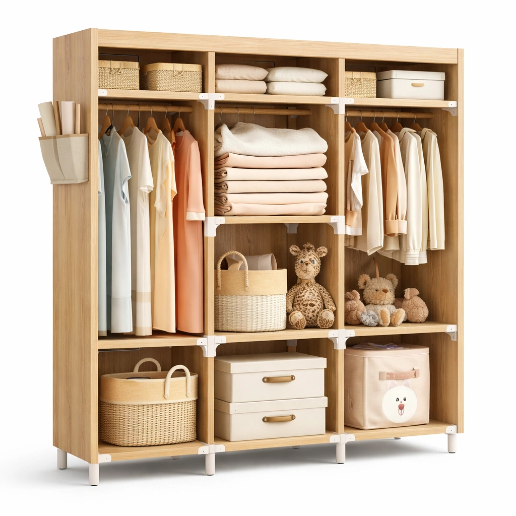 Offenes Schranksystem mit Regalen-aethonliving