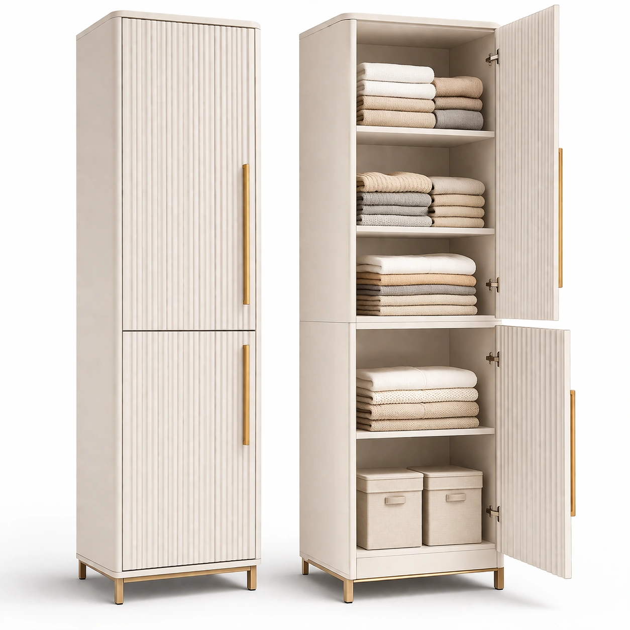 Hochschrank mit Ablagefaechern-aethonliving