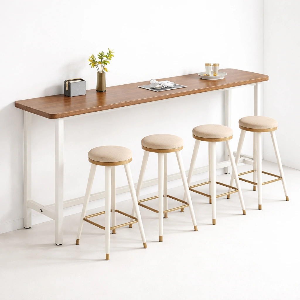 Bartisch mit Hockern Set-aethonliving