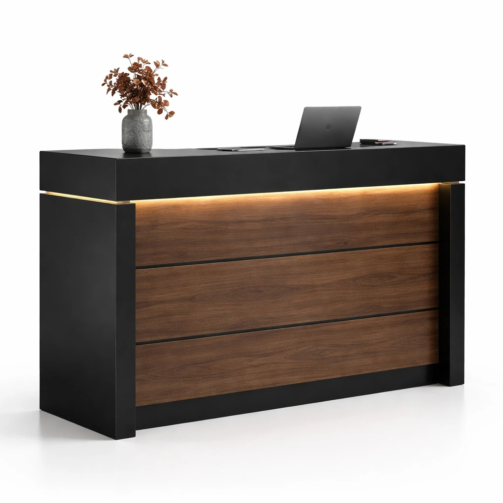 Empfangstresen mit Beleuchtung-aethonliving