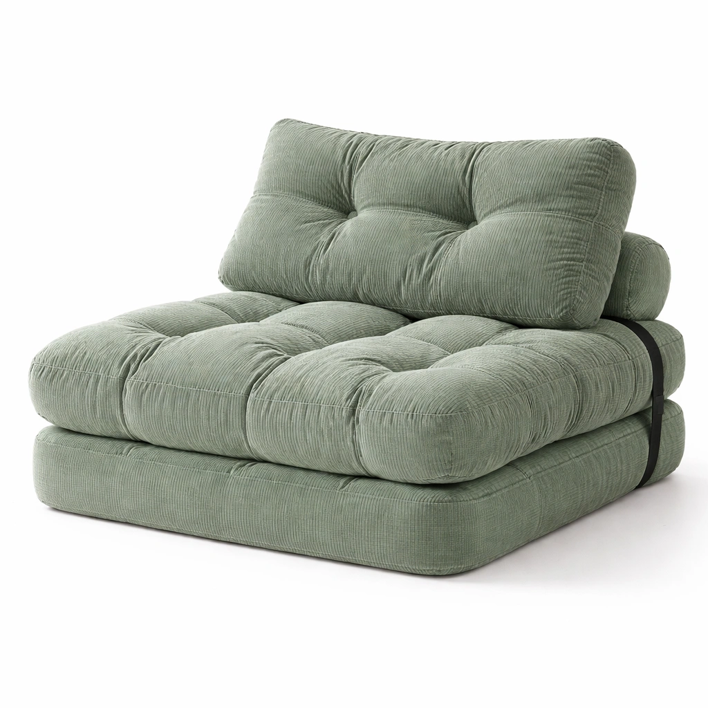 Bodenstuhl Klappbar Gruen Komfort-arvinoz