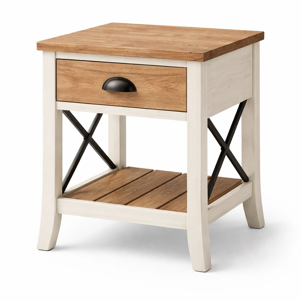 Nachttisch gruen mit holzbeinen skandinavisch stil-selvariox