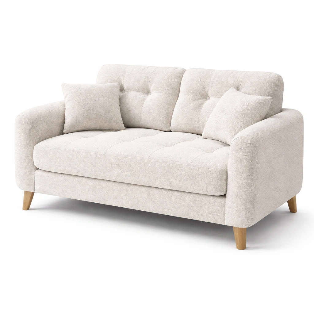 Sofa beige ausziehbar mit schlaffunktion modern-selvariox