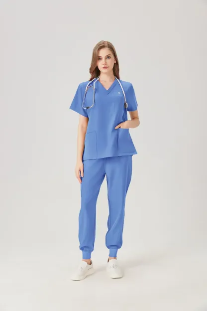 JelriSoFit Classic Uniformes Médicos - Mujer Verde Lima, Suave y elástico