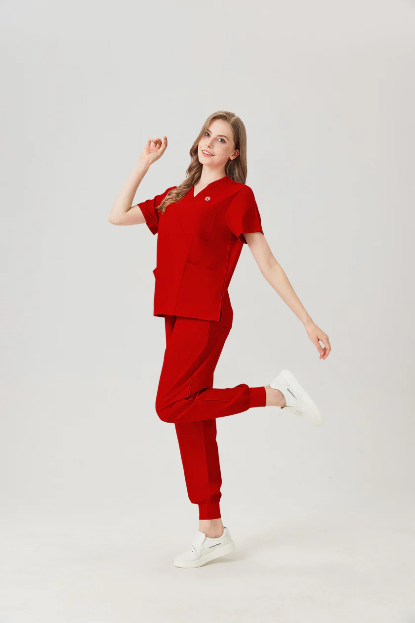 JelriSoFit Classic Uniformes Médicos - Mujer Verde Lima, Suave y elástico