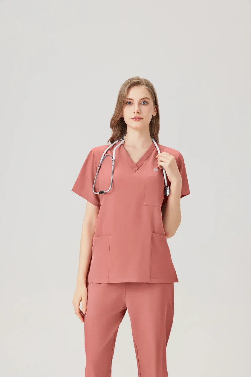 JelriSoFit Classic Uniformes Médicos - Mujer Verde Lima, Suave y elástico