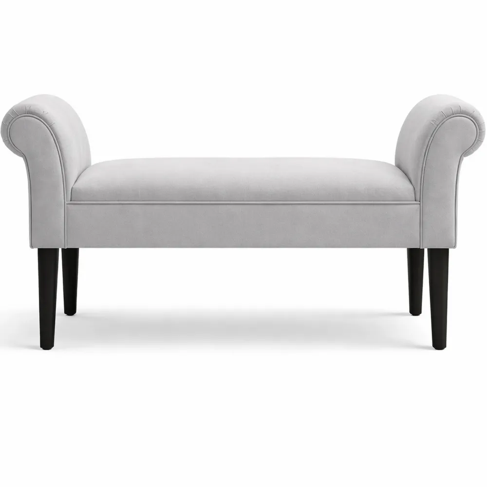 Panca da Camera Grigia Moderna