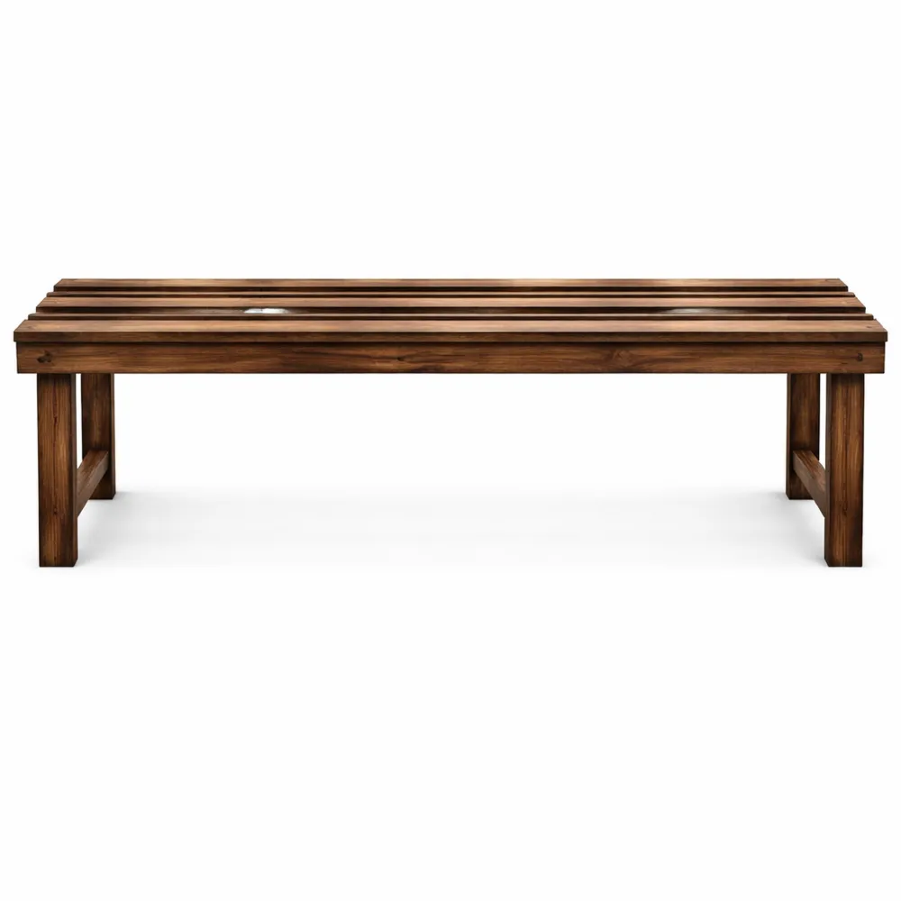 Panca per interni multifunzionale in legno a risparmio di spazio