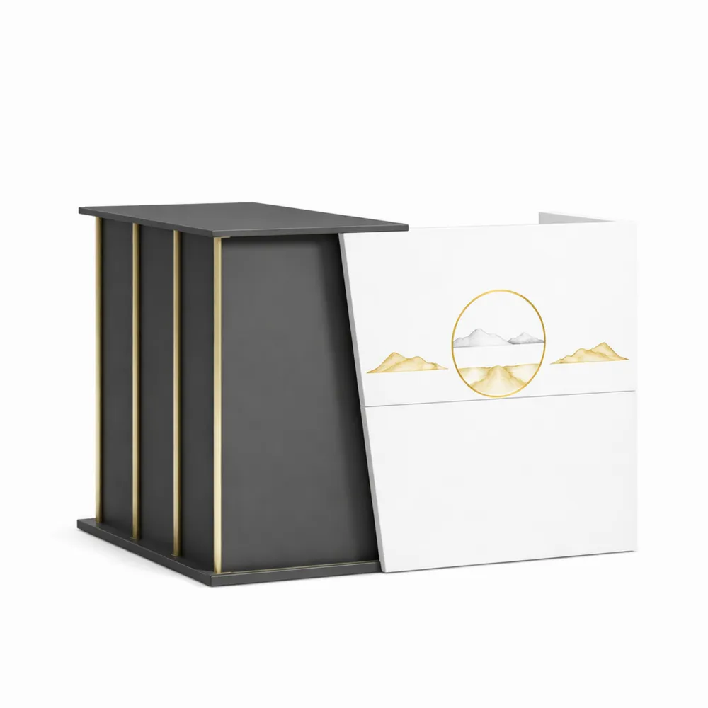 Bancone Reception Moderno per Hotel e Saloni di Bellezza