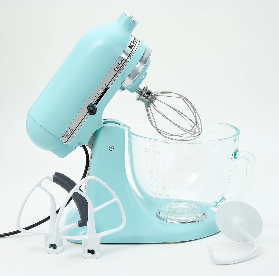 💝𝗧𝗼𝗱𝗮𝘆'𝘀 𝗦𝗽𝗲𝗰𝗶𝗮𝗹𝘀✨ BUY 2 GET 10% OFF ✨KitchenAid 5-qt Tilt Head Glass Bowl Stand Mixer w/ Flex Edge