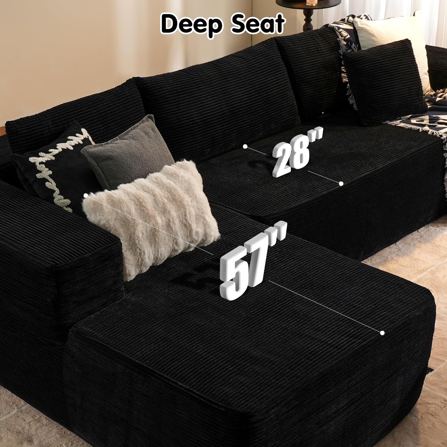 💥Last Day $39! 🔥Ovios Modular Cloud Sectional Sofa
