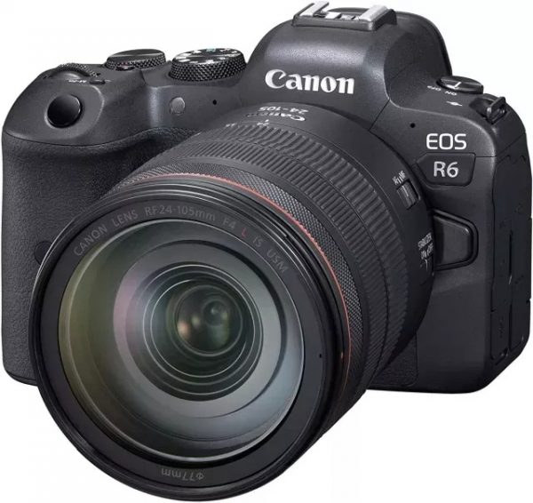 EOS R6 Full-Frame Mirrorless Camera + RF24-105mm F4 L is USM Lens Kit