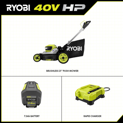 40V HP BRUSHLESS 21" MULTI-BLADE PUSH MOWER KIT