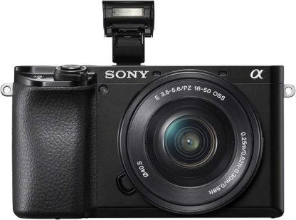 Alpha A6100 Mirrorless Camera with 16-50mm Zoom Lens, Black (ILCE6100L/B)