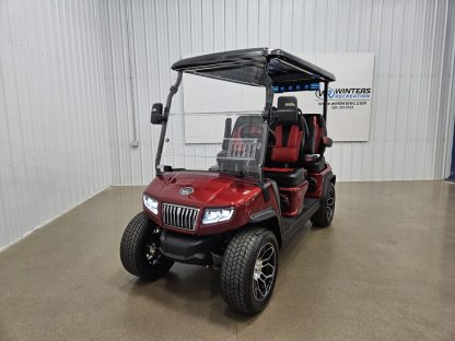 2025 Evolution D5 Ranger Lithium Ion Golf Cart, Flamenco Red