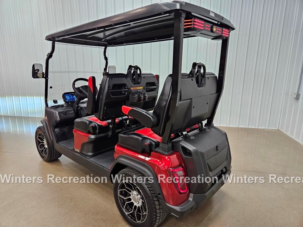 2025 Evolution D5 Ranger Lithium Ion Golf Cart, Flamenco Red