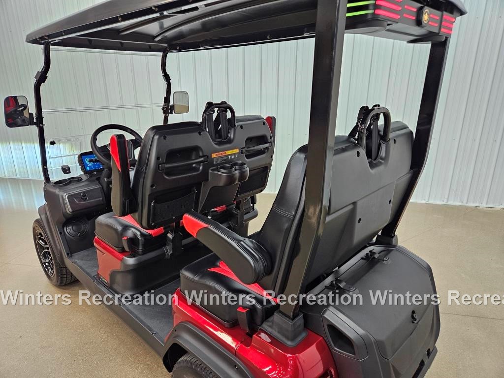 2025 Evolution D5 Ranger Lithium Ion Golf Cart, Flamenco Red