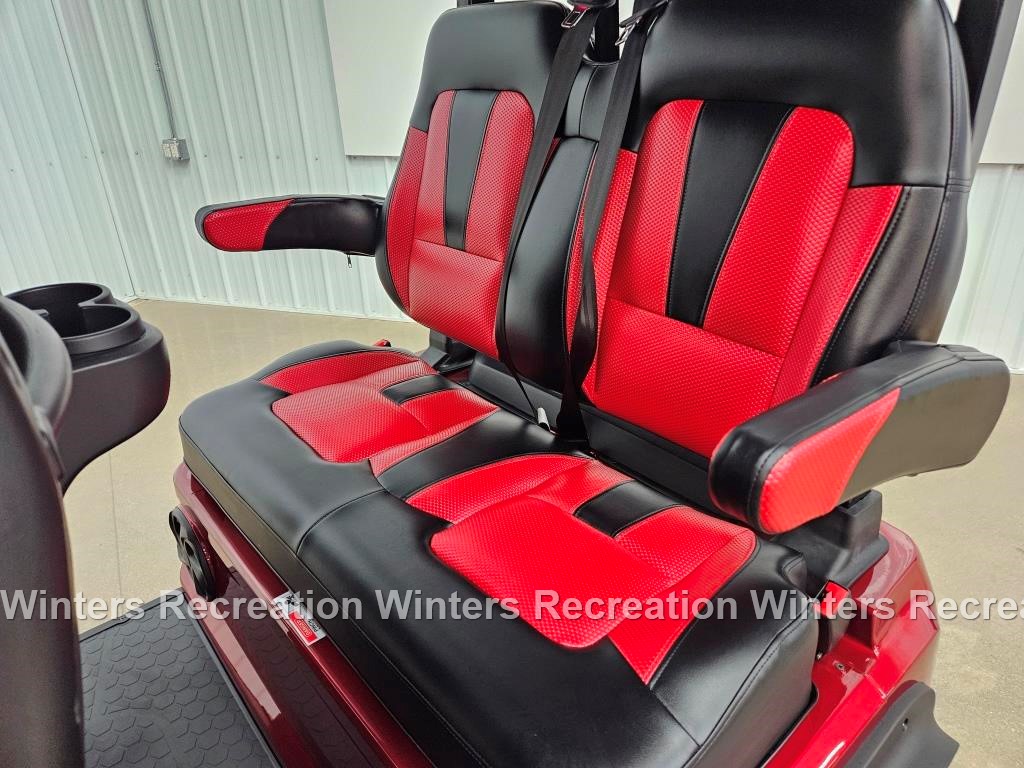2025 Evolution D5 Ranger Lithium Ion Golf Cart, Flamenco Red
