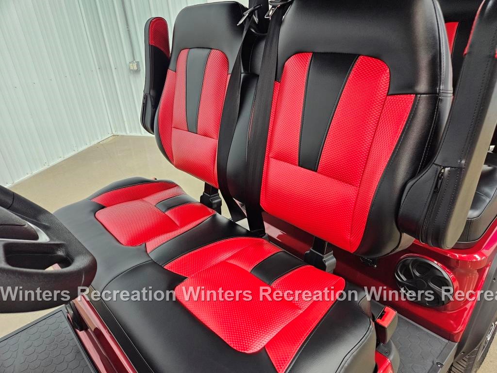 2025 Evolution D5 Ranger Lithium Ion Golf Cart, Flamenco Red
