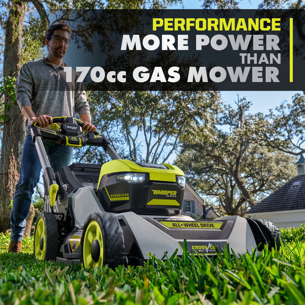 40V HP BRUSHLESS 21" SELF-PROPELLED AWD MULTI-BLADE MOWER KIT