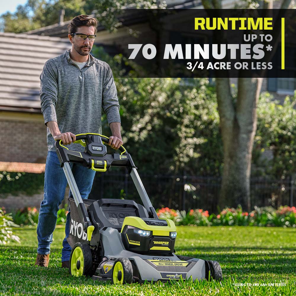 40V HP BRUSHLESS 21" SELF-PROPELLED AWD MULTI-BLADE MOWER KIT
