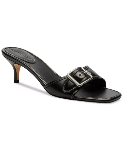 Margot Slip-On Kitten Heel Sandals