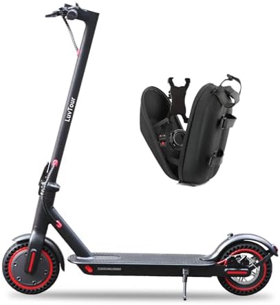 LuvTour Electric Scooter Adult, ES-S3 PRO E Scooters Max. 40km Range, Foldable Electric Scooters with APP, Double Braking System