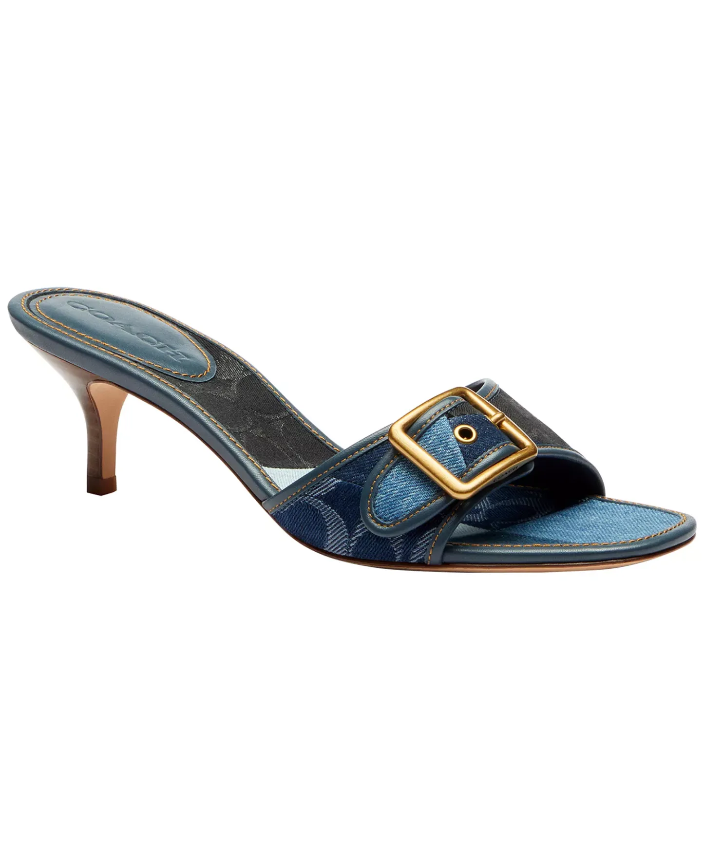 Margot Slip-On Kitten Heel Sandals