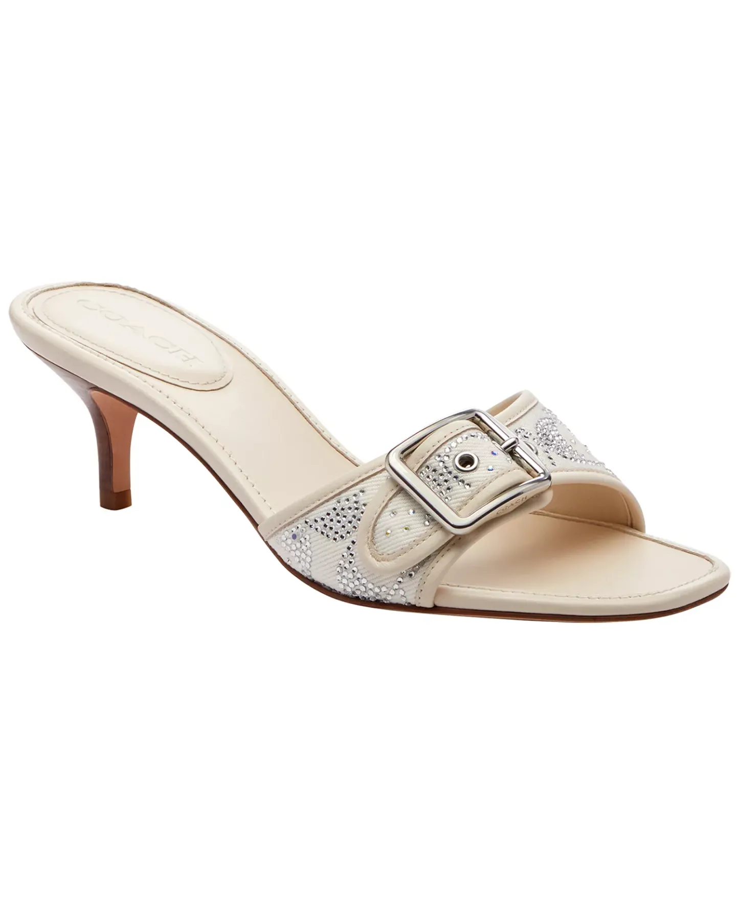 Margot Slip-On Kitten Heel Sandals
