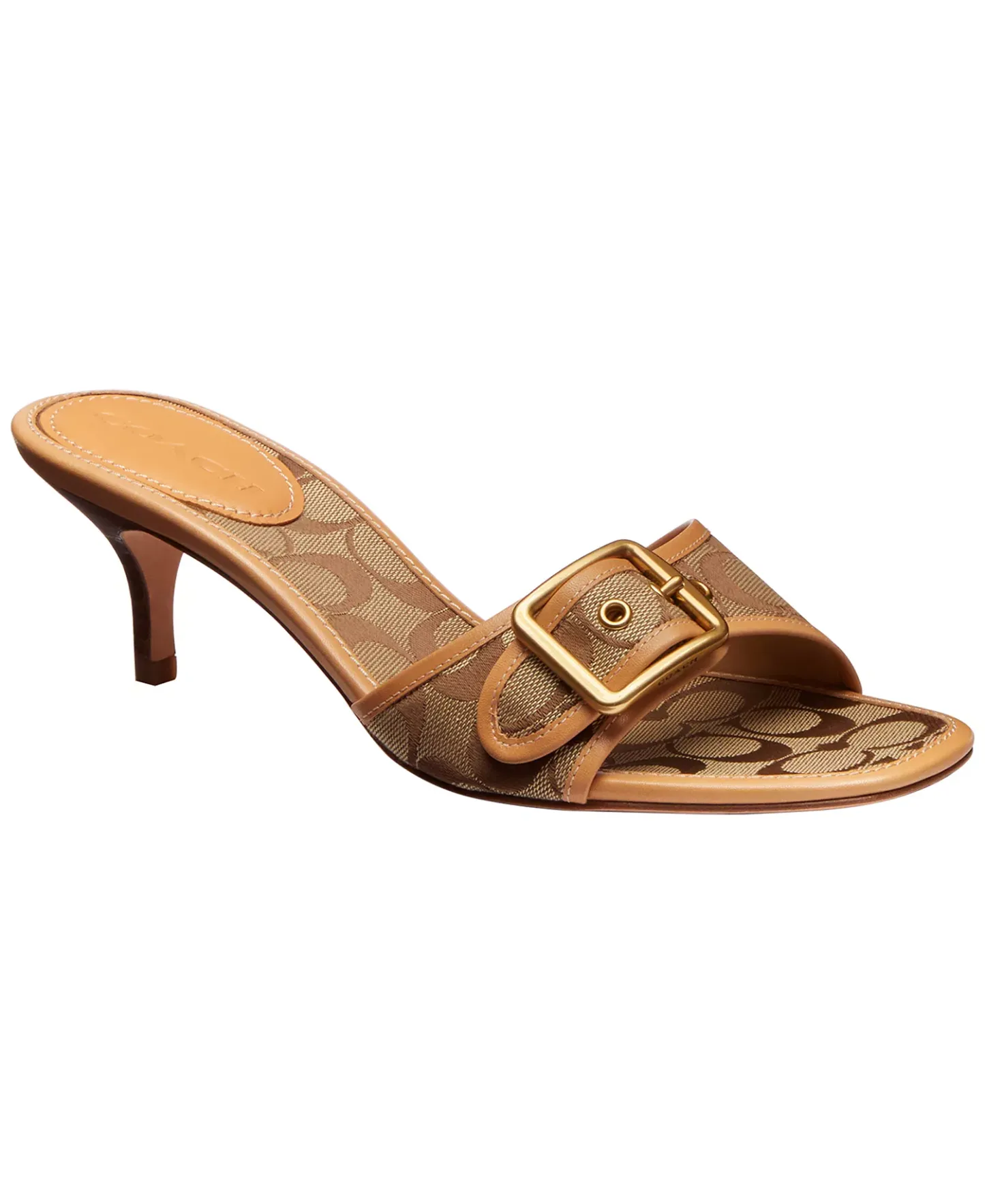 Margot Slip-On Kitten Heel Sandals