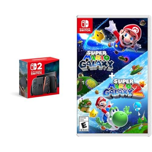 Switch 2 System with Super Mario Galaxy + Super Mario Galaxy 2 Bundle