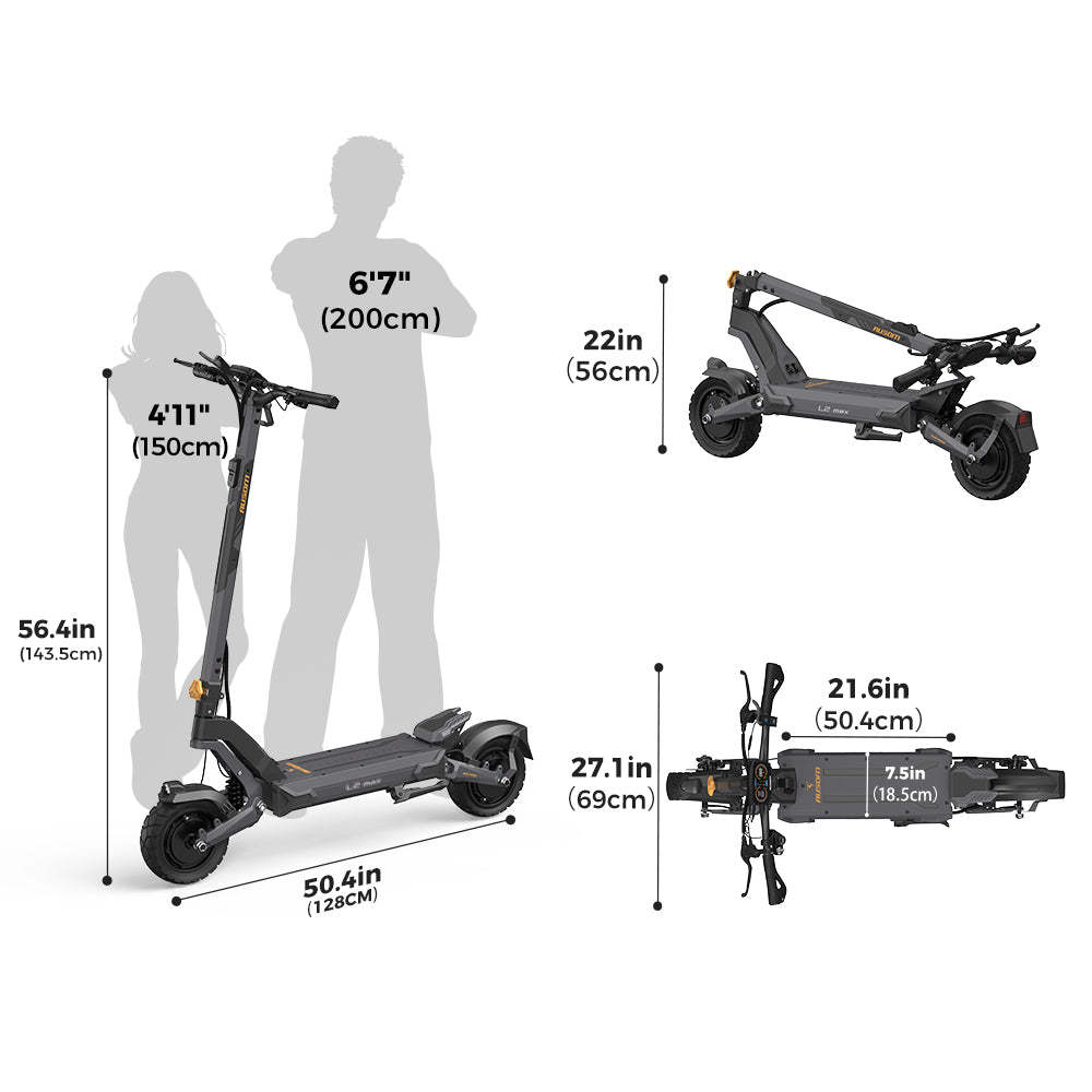 Ausom L2 Max Dual Motor E-scooter