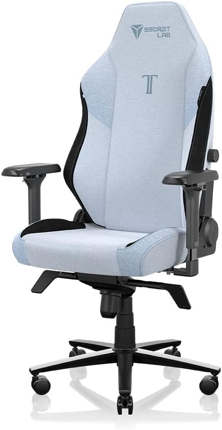 Secretlab Titan Evo Cookies & Cream Gaming Chair - Reclining, Ergonomic & Heavy Duty Computer Chair with 4D Armrests, Magnetic Head Pillow & Lumbar Support - Big and Tall 395 lbs - Gray - Fabric