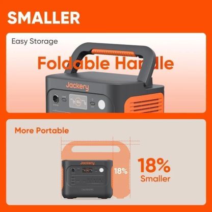 Jackery Explorer 1000 v2 Portable Power Station,1070Wh LiFePO4 Battery,1500W AC/100W USB-C Output, 1 Hr Fast Charge, Solar Generator for Camping,Emergency, RV, Off-Grid Living(Solar Panel Optional)