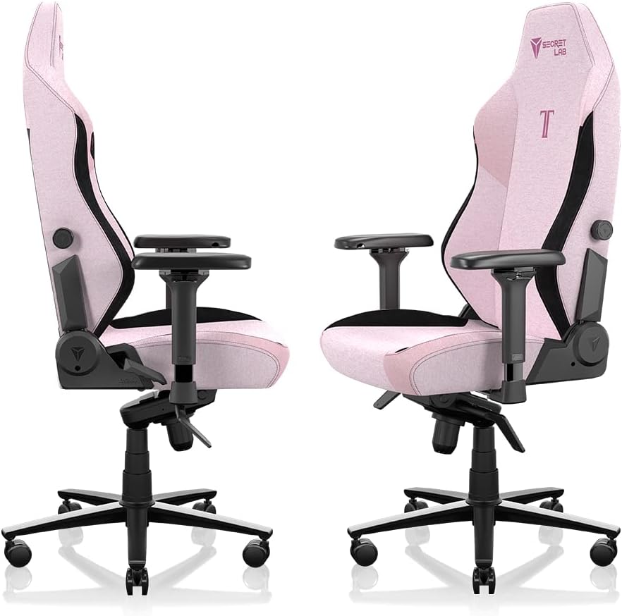 Secretlab Titan Evo Cookies & Cream Gaming Chair - Reclining, Ergonomic & Heavy Duty Computer Chair with 4D Armrests, Magnetic Head Pillow & Lumbar Support - Big and Tall 395 lbs - Gray - Fabric