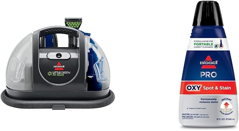 BISSELL Little Green Multi-Purpose Portable Carpet and Upholstery Cleaner, Car and Auto Detailer, with Exclusive Specialty Tools, Green, 1400B